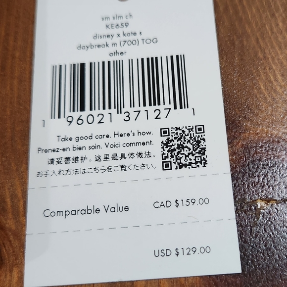 🆕Disney X Kate Spade Beauty And The Beast Convertible Crossbody and Card Holder - Picture 17 of 17